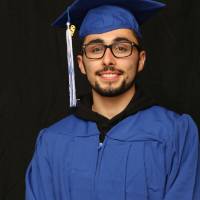 GradFest man smiling for picture